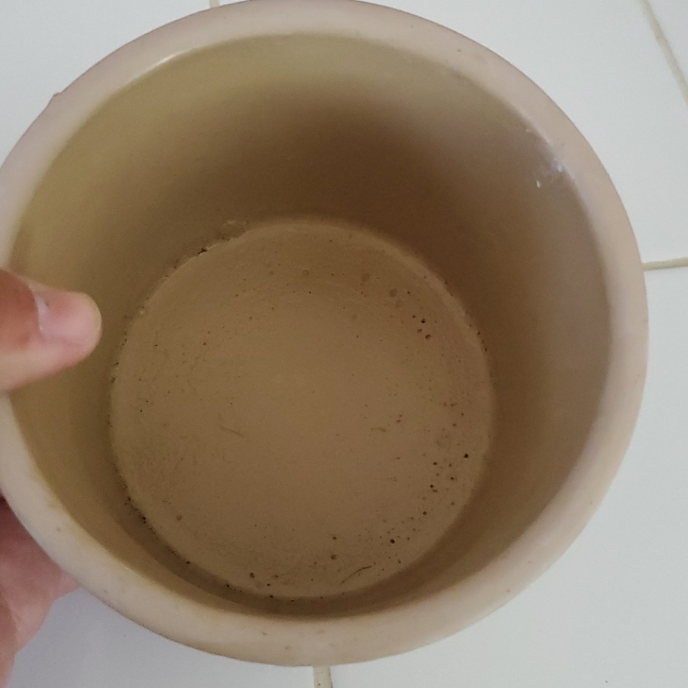 NEW! Aztec Cement Pot - Picture 5 of 6